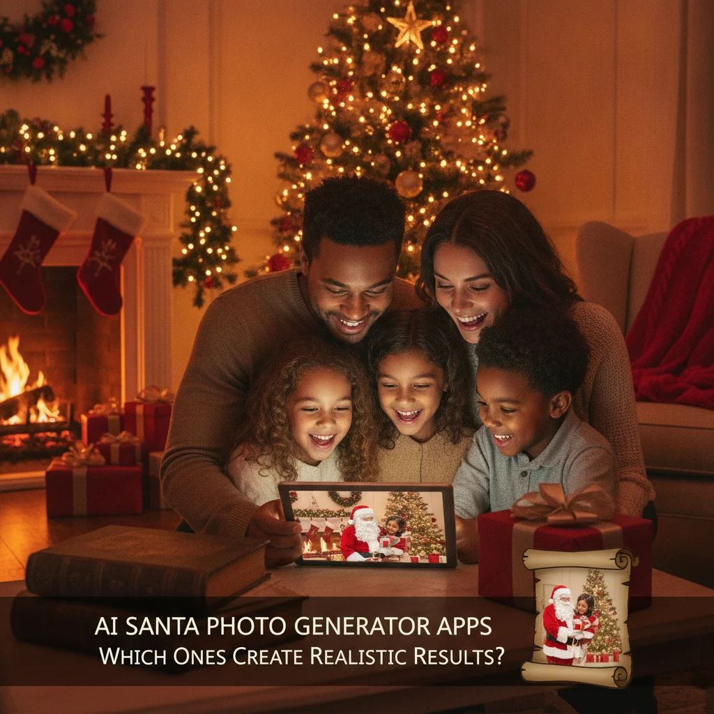 AI Santa Photo Generator Apps: Which Ones Create Realistic Results? — ai santa photo generator apps review (best apps) — festive Christmas photo example