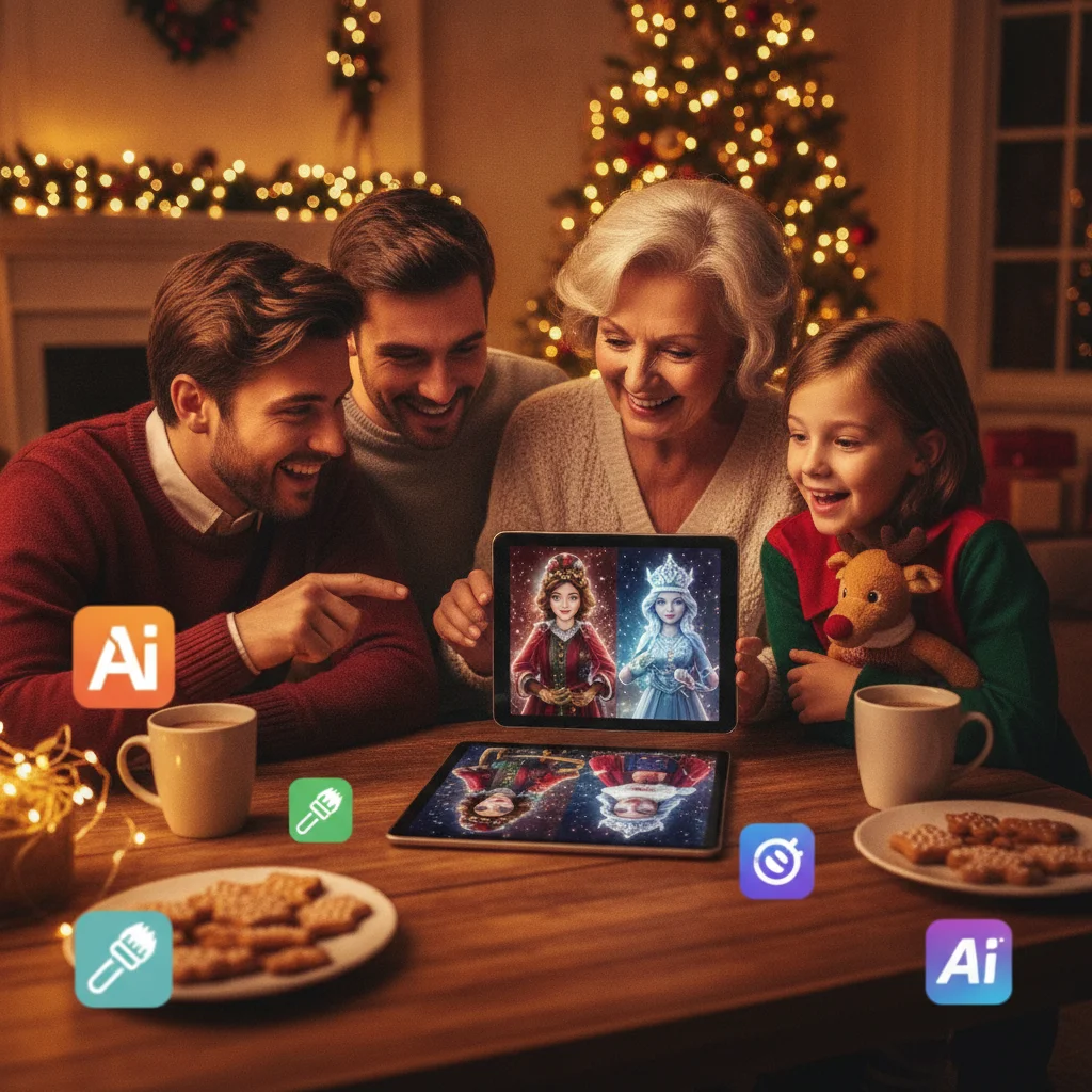 Best AI Apps to Generate Magical Christmas Portraits — best ai apps to generate christmas portraits (best apps) — Christmas card app guide visual