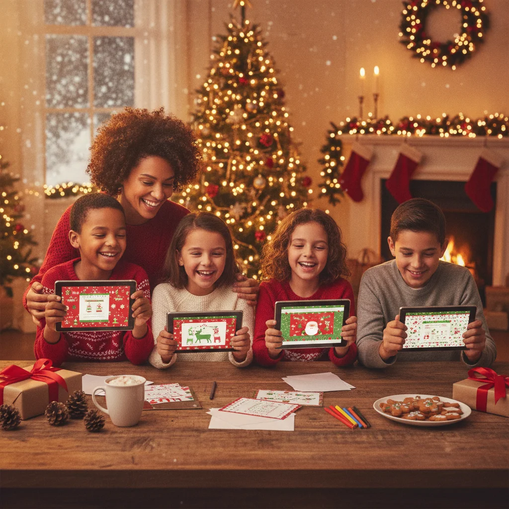 What Are the Best Apps for Christmas Letter Templates? — Christmas card app guide visual