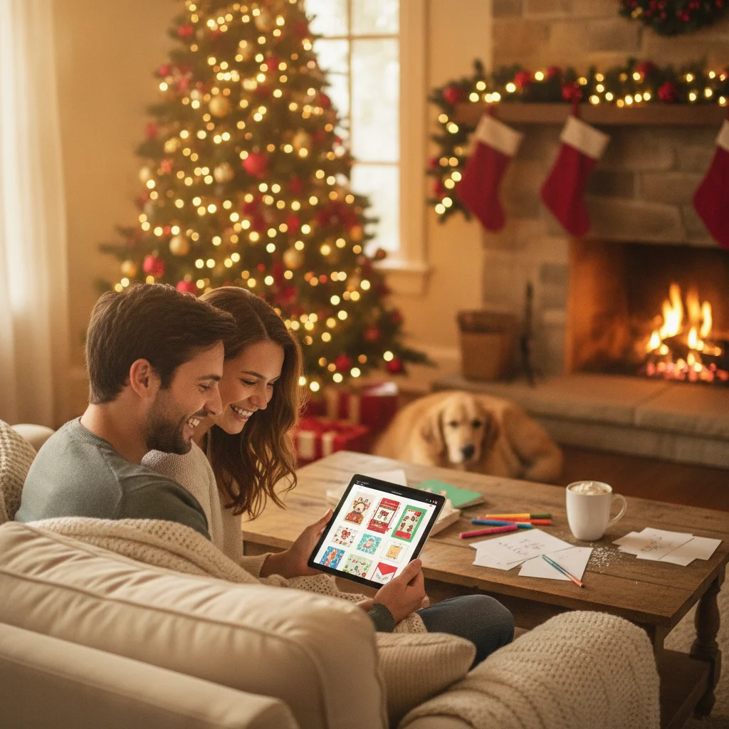 What Are the Best Apps for Personalized Christmas Cards? — Christmas card app guide visual