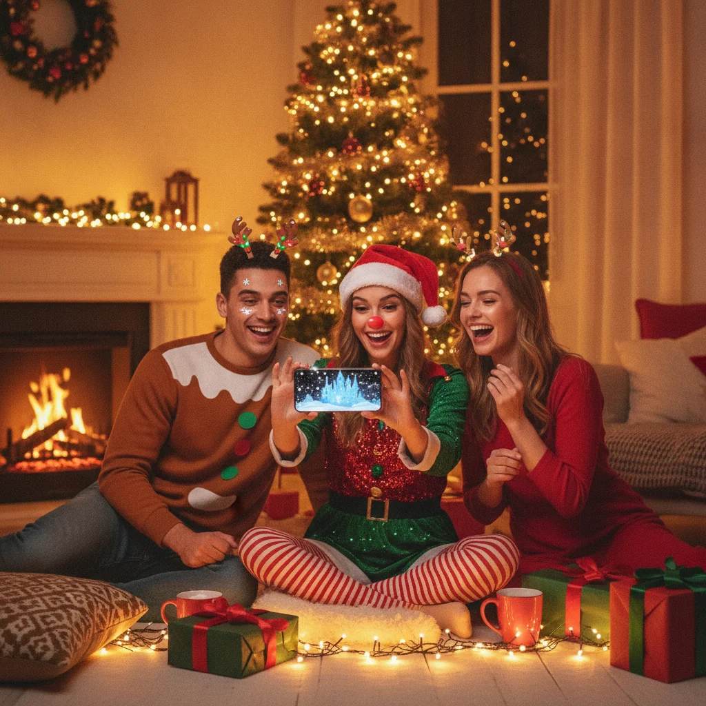 Best Christmas Selfie Apps for Costumes, Filters, and Backgrounds (best apps) — Christmas card app guide visual