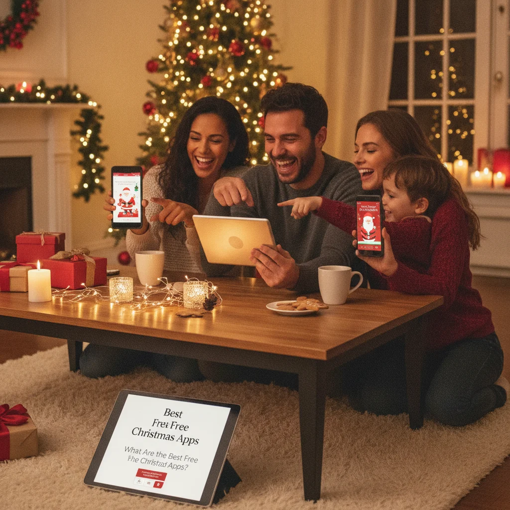 What Are the Best Free Christmas Card Apps? (best apps) — Christmas card app guide visual