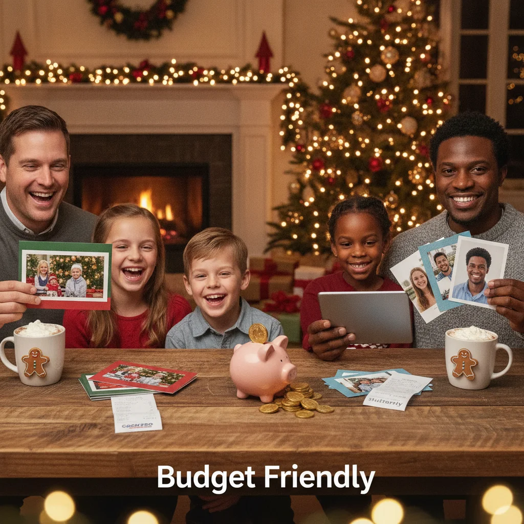 Costco Photo Christmas Cards vs Shutterfly: Which Is Better for a Budget? (best apps) — festive Christmas photo example