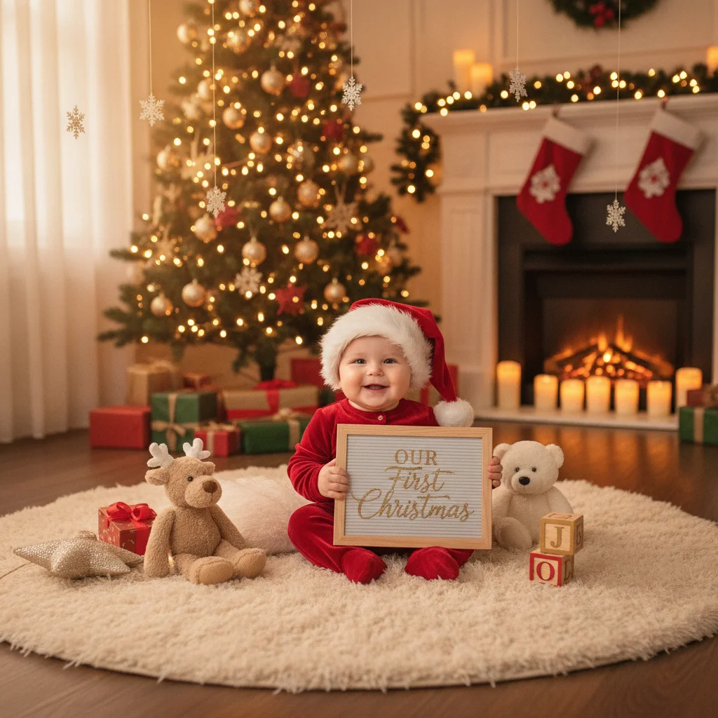Adorable Baby’s First Christmas Card Ideas to Capture the Magic — baby first christmas card ideas — Christmas card guide visual