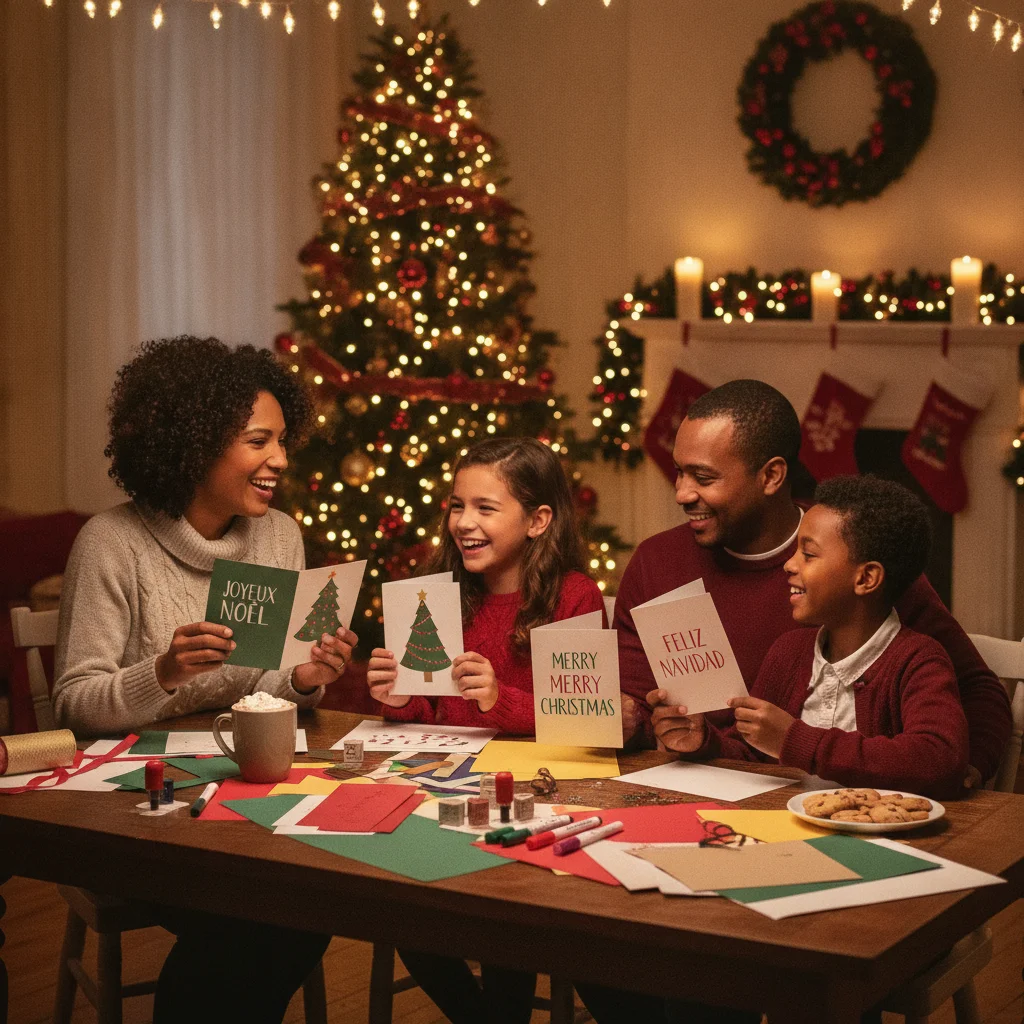 Creative Bilingual Christmas Card Ideas for Every Family — Christmas card guide visual