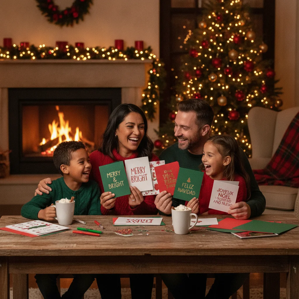 Beautiful Bilingual Spanish-English Christmas Card Ideas — bilingual spanish english christmas card ideas — Christmas card guide visual