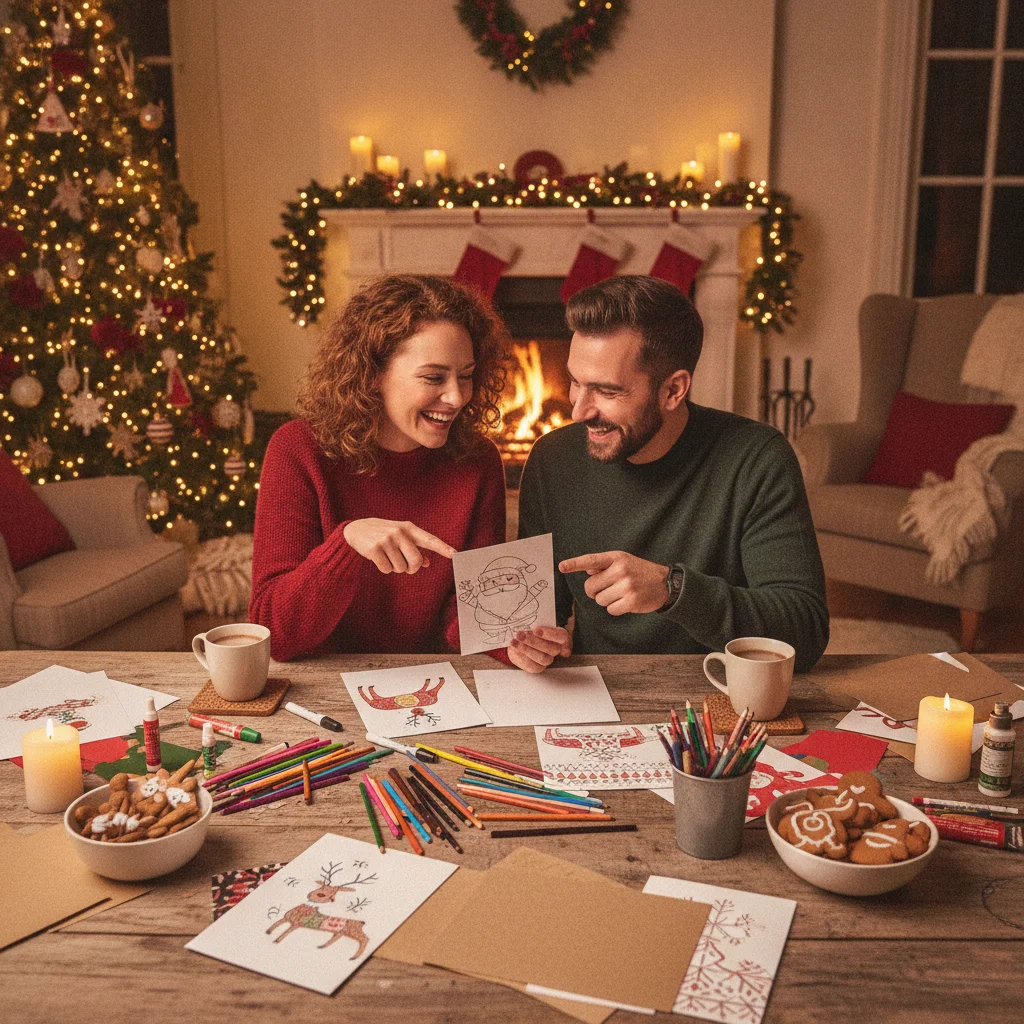 Christmas Card Ideas Drawing for Adults — Christmas card guide visual