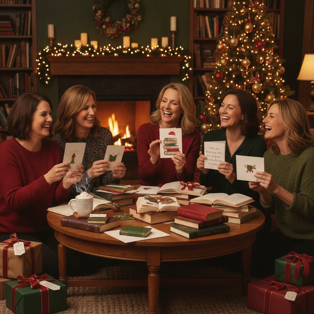 What Are the Best Christmas Card Ideas for Book Club Members? — Christmas card guide visual