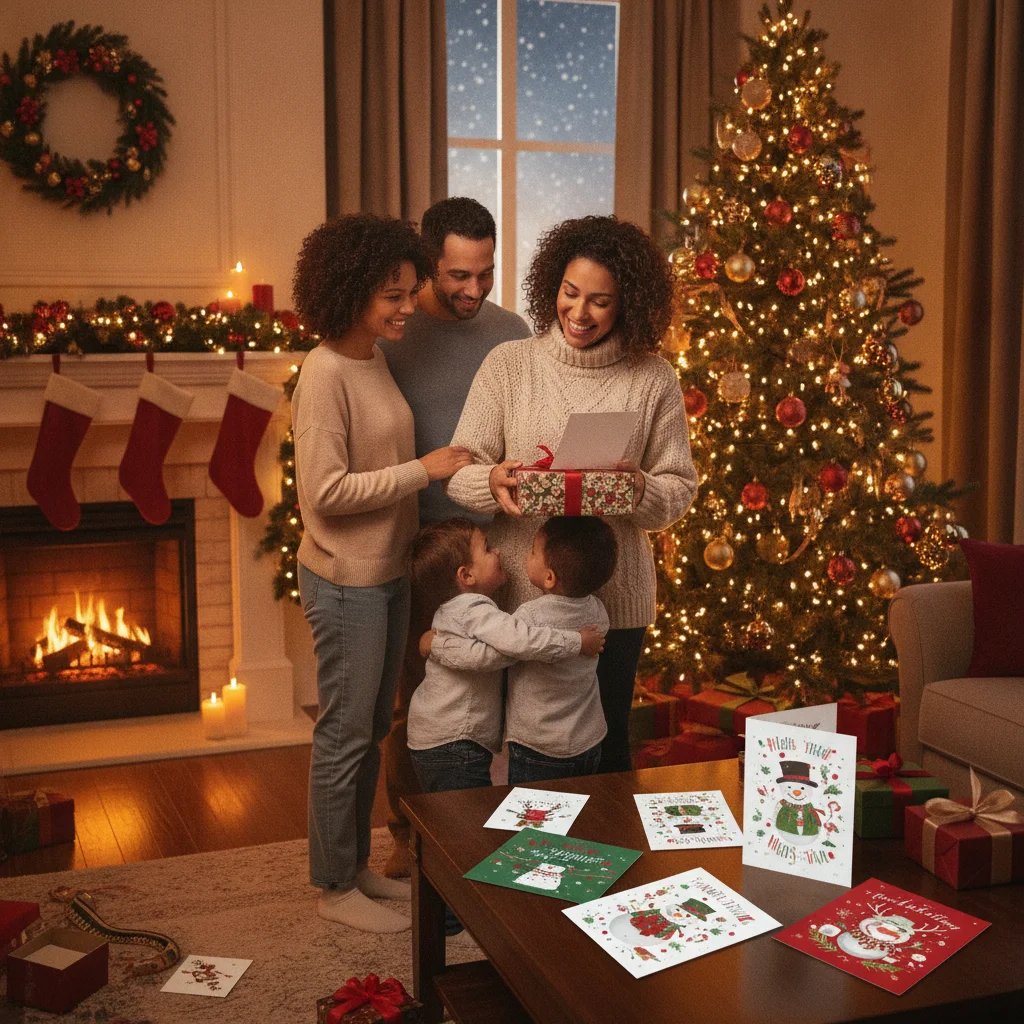 Appreciative Christmas Card Ideas for Nannies and Childcare Providers — christmas card ideas for childcare provider nanny — Christmas card app guide visual
