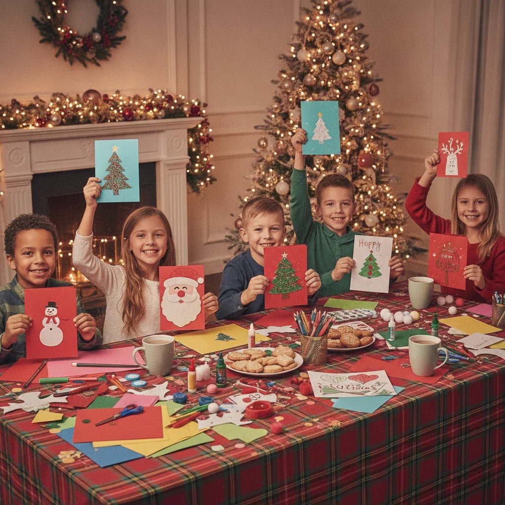 Christmas Card Ideas for School — Christmas card guide visual