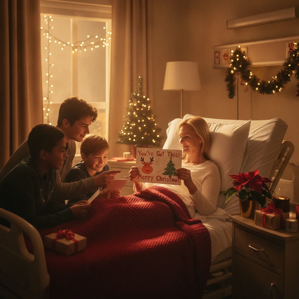 Encouraging Christmas Card Ideas for Someone in Hospital — Christmas card guide visual
