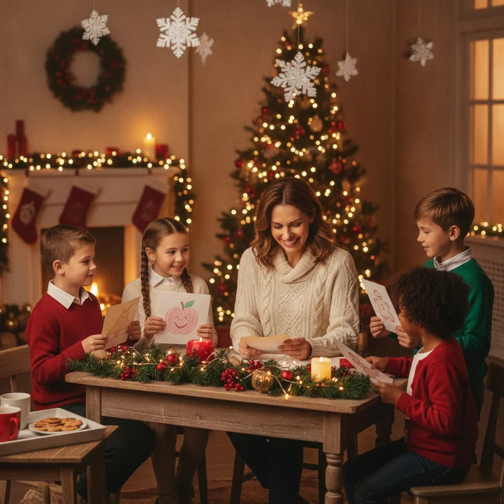 Sweet Christmas Card Ideas from Students to Teachers — christmas card ideas for teacher from student — Christmas card guide visual