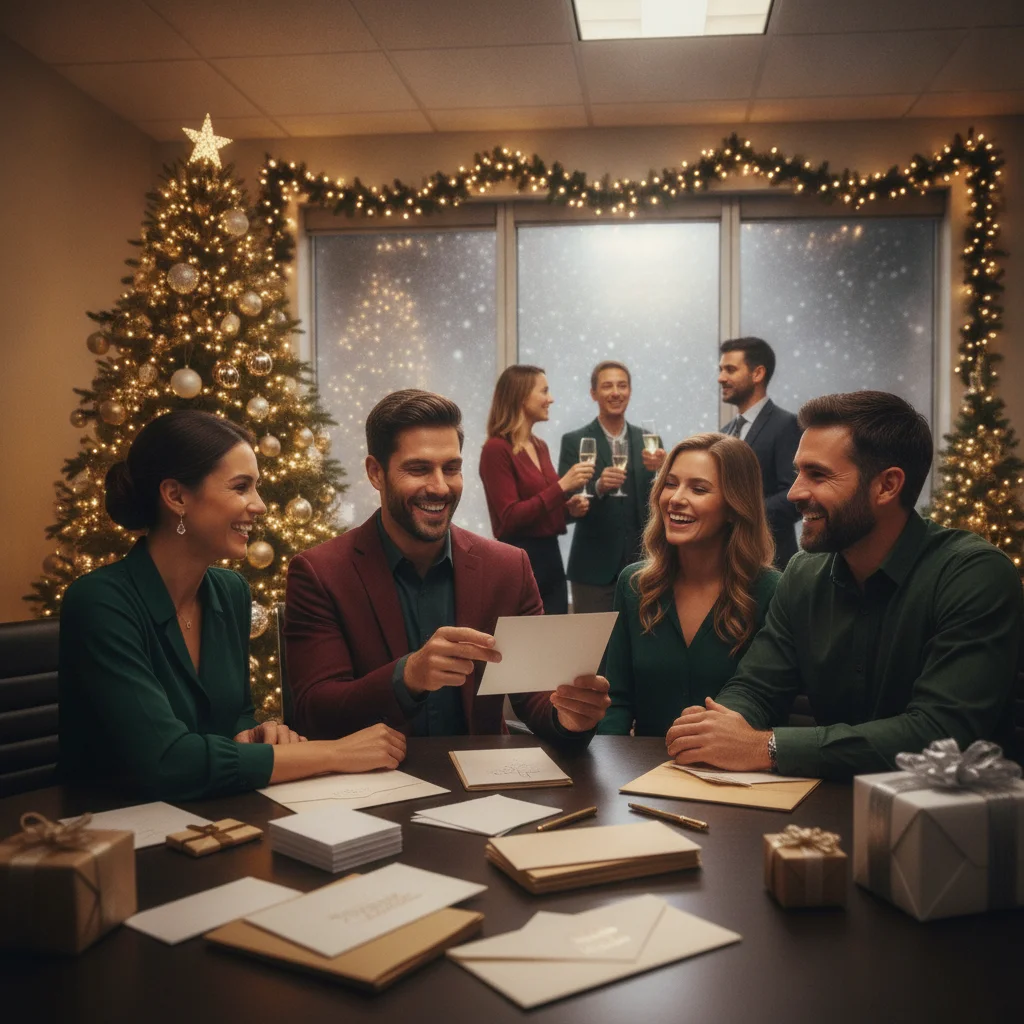 Professional Office Christmas Card Ideas for Business Relationships — corporate office christmas card ideas professional — Christmas card guide visual