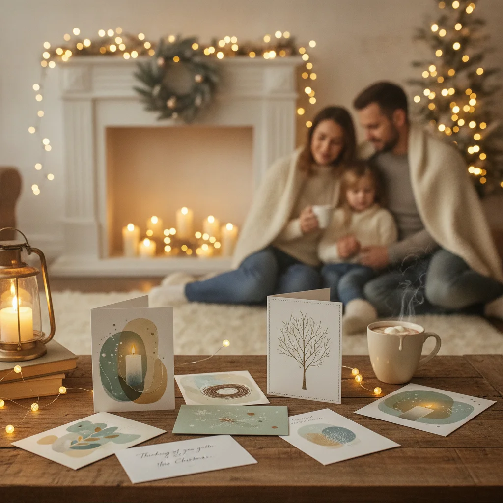 Gentle Card Ideas for the First Christmas After a Loss — first Christmas after loss card ideas — Christmas card guide visual