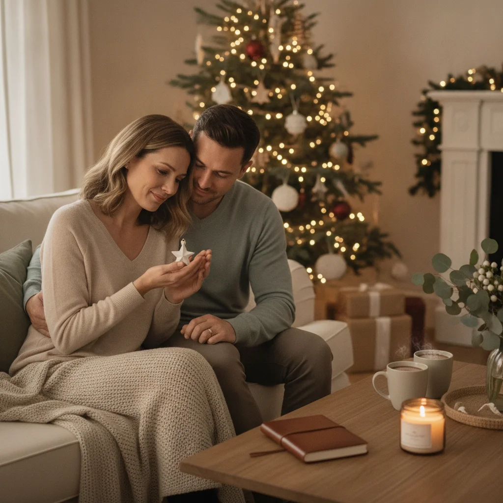 Gentle Christmas Card Ideas for the First Christmas After a Miscarriage — first christmas after miscarriage card ideas — Christmas card guide visual