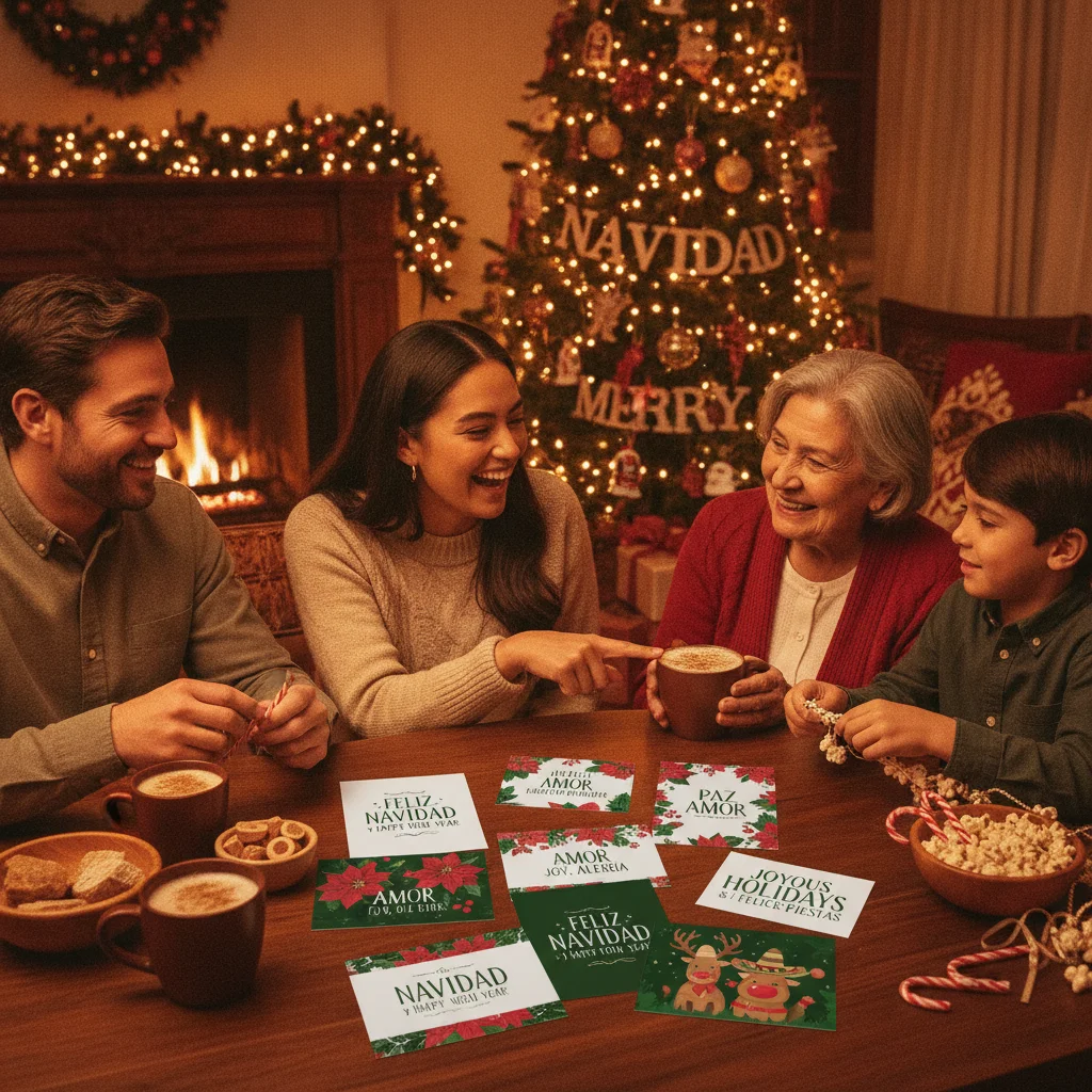 Spanish-English Christmas Card Ideas for Every Celebration — Spanish English Christmas card ideas — Christmas card guide visual