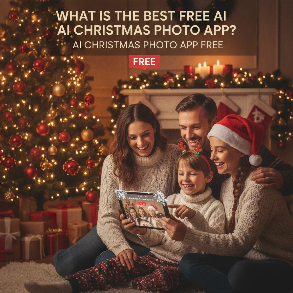 What Is the Best Free AI Christmas Photo App? — ai christmas photo app free (christmas photos) — festive Christmas photo example