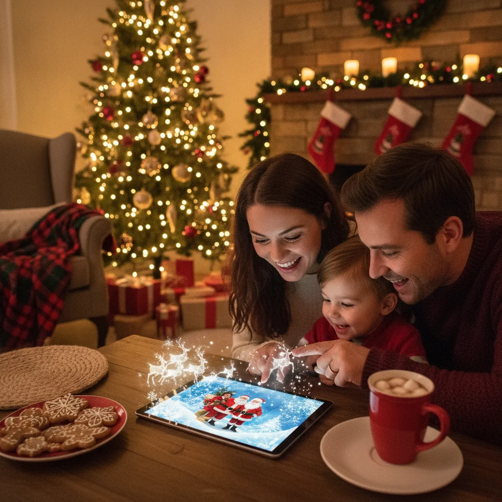What Is an AI Christmas Photo App? (christmas photos) — festive Christmas photo example