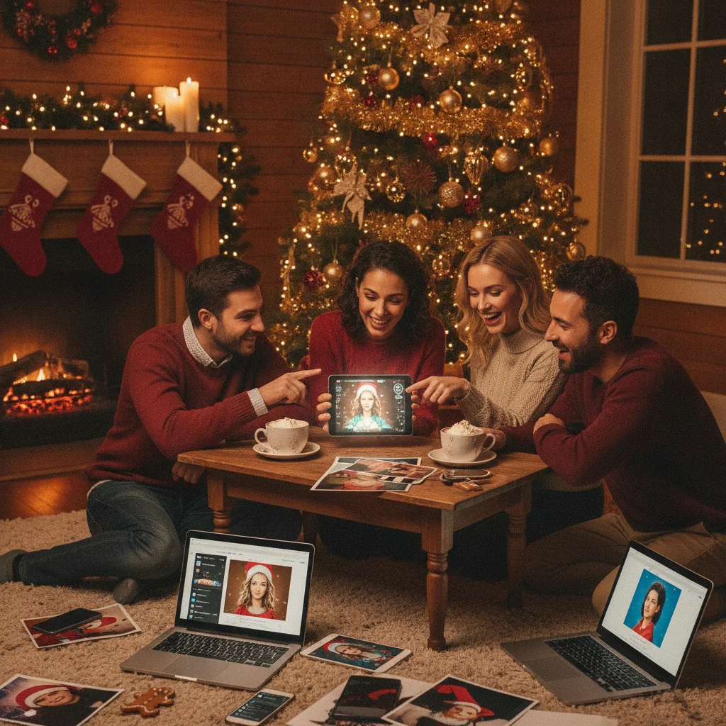 How Do You Choose an AI Christmas Portrait Style Transfer Tool? (christmas photos) — Christmas card guide visual