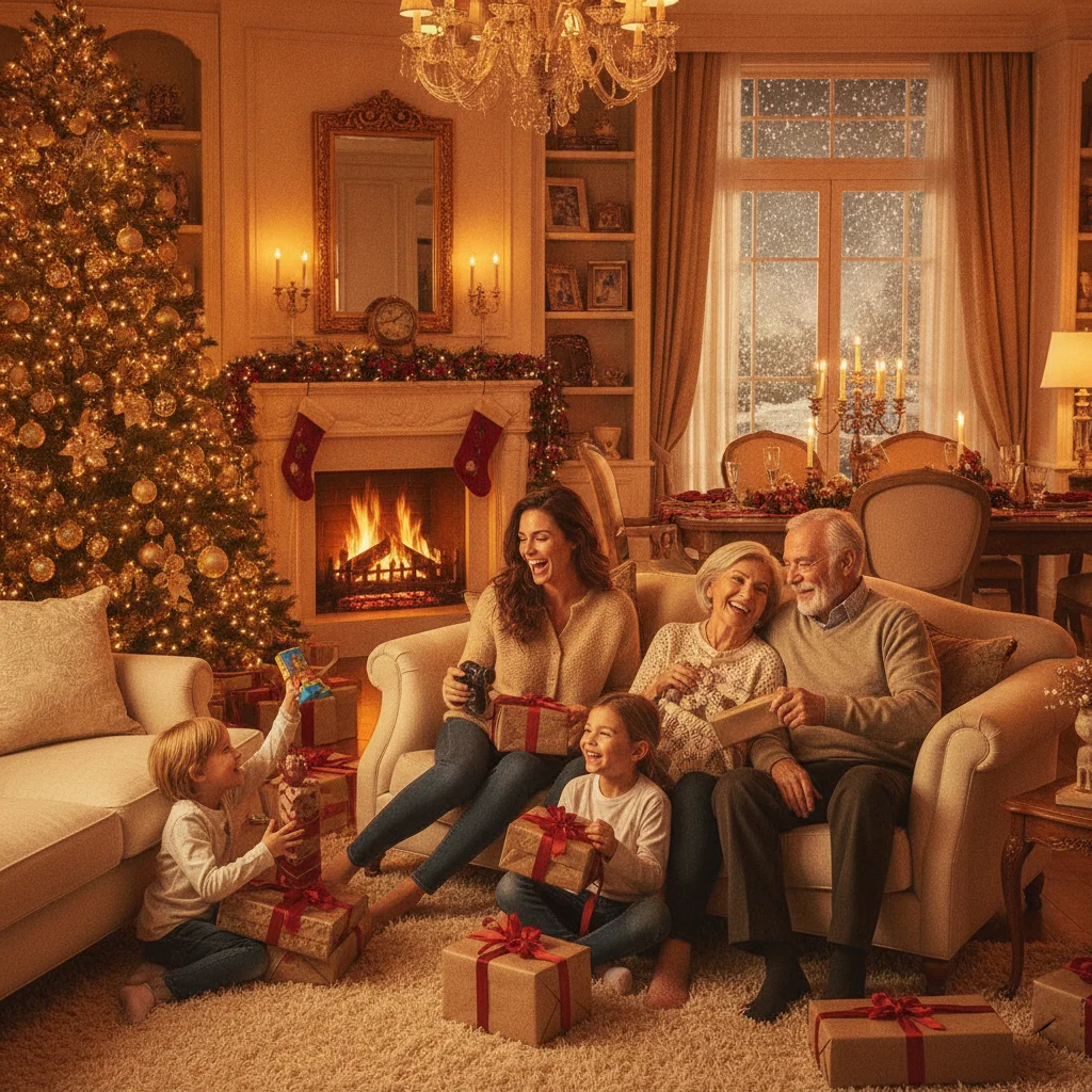 Christmas Photo Ideas for Every Family, Couple and Celebration (christmas photos) — festive Christmas photo example