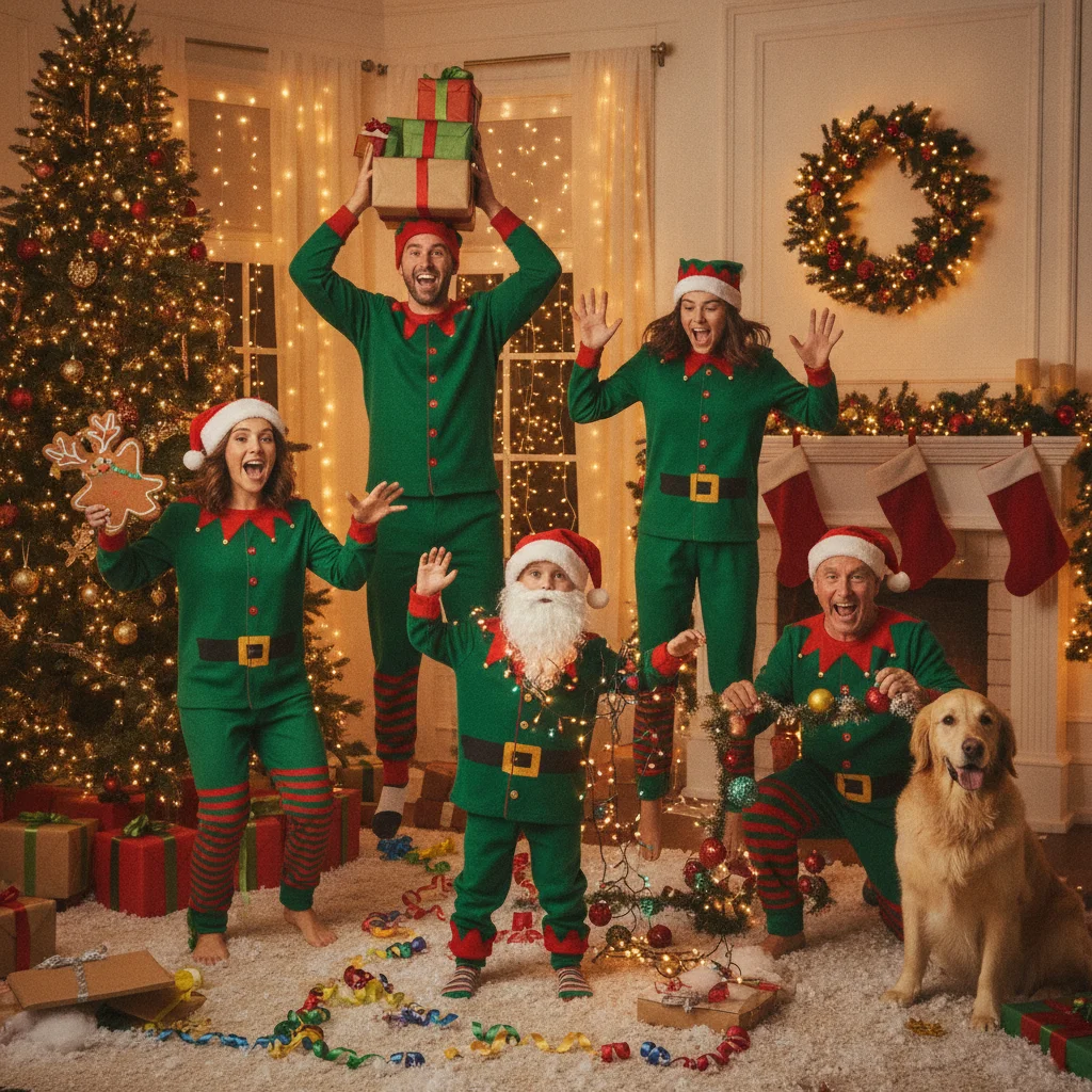 Funny Christmas Photo Ideas That Stand Out (christmas photos) — festive Christmas photo example