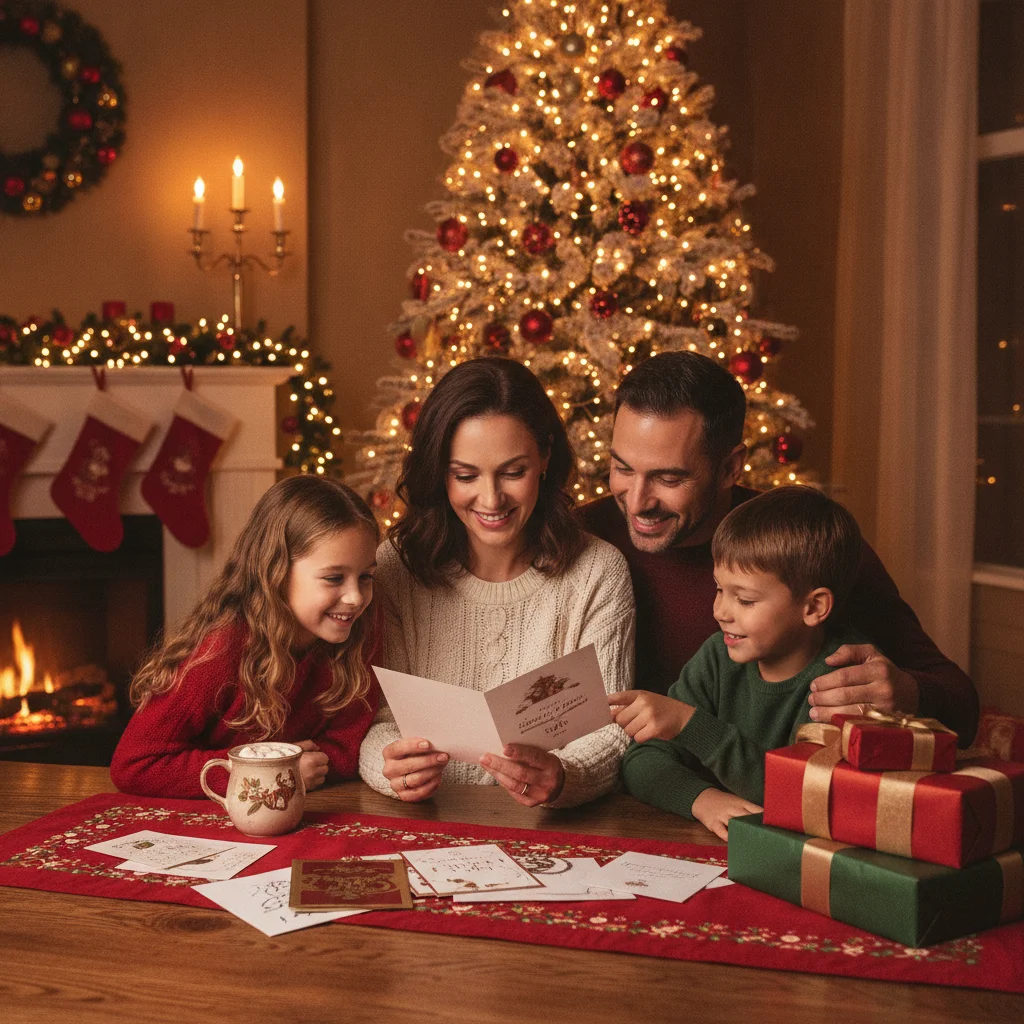Best Christmas Card Messages for Family — Christmas card message guide visual