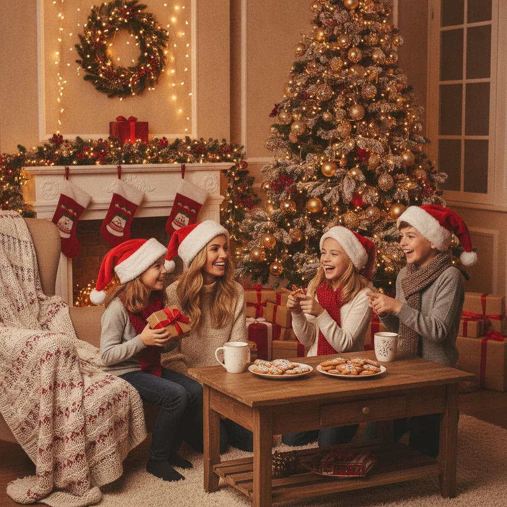 Captions for Christmas Photos (messages) — festive Christmas photo example