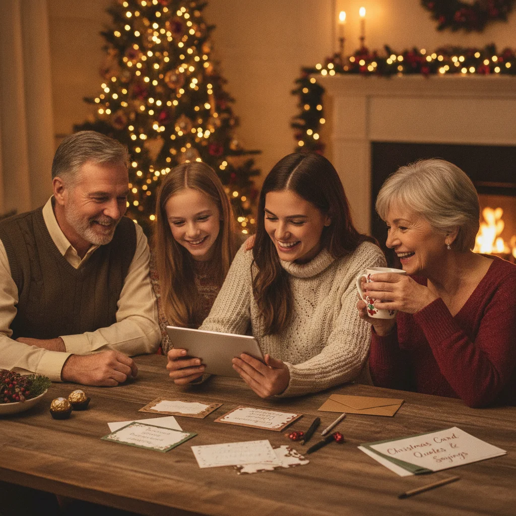 Christmas Card App Quotes and Sayings (messages) — Christmas card app guide visual