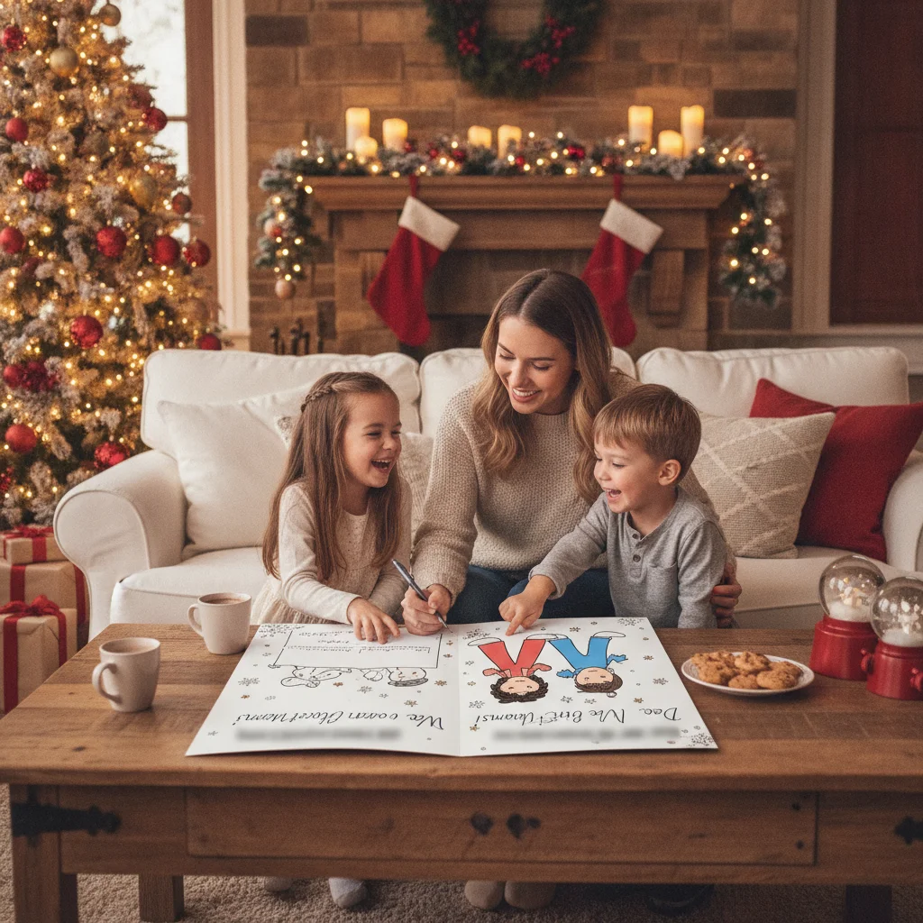 Christmas Card Message for a Babysitter From Kids — christmas card message for babysitter from kids (messages) — Christmas card message guide visual