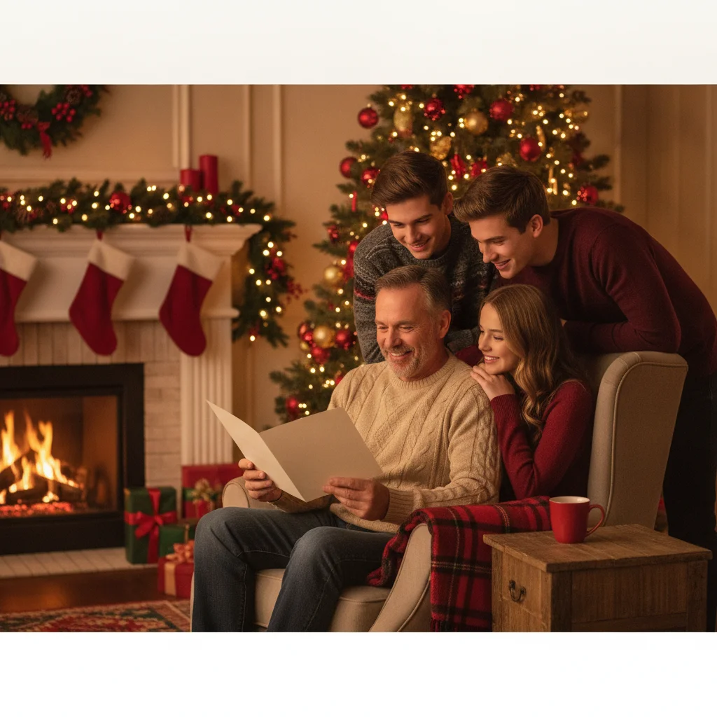 Christmas Card Message for Dad (messages) — Christmas card message guide visual