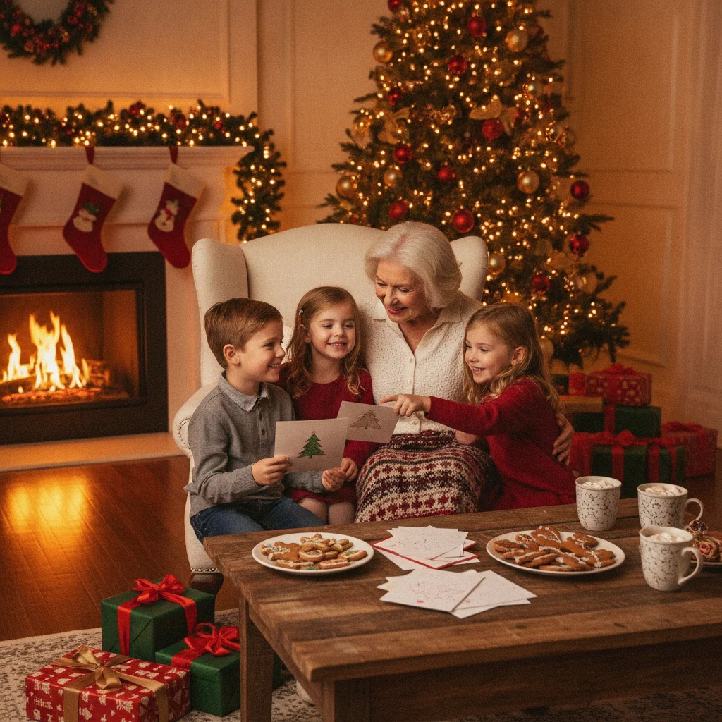 Christmas Card Message for Grandma From Kids (messages) — Christmas card message guide visual