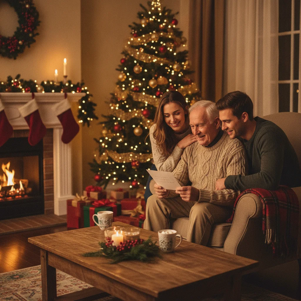 Christmas Card Message for Grandpa (messages) — Christmas card message guide visual