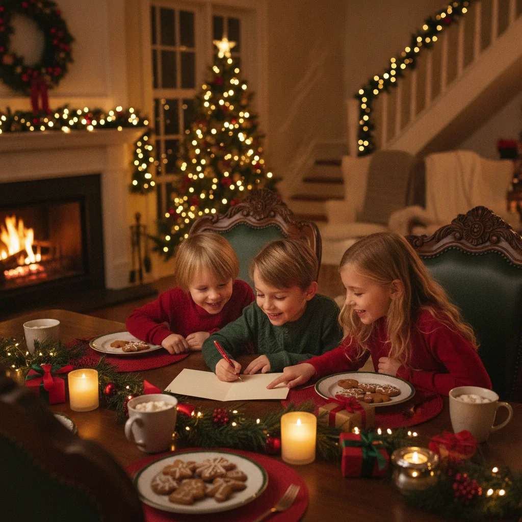 Christmas Card Message for a Host From Kids — christmas card message for host from kids (messages) — Christmas card message guide visual