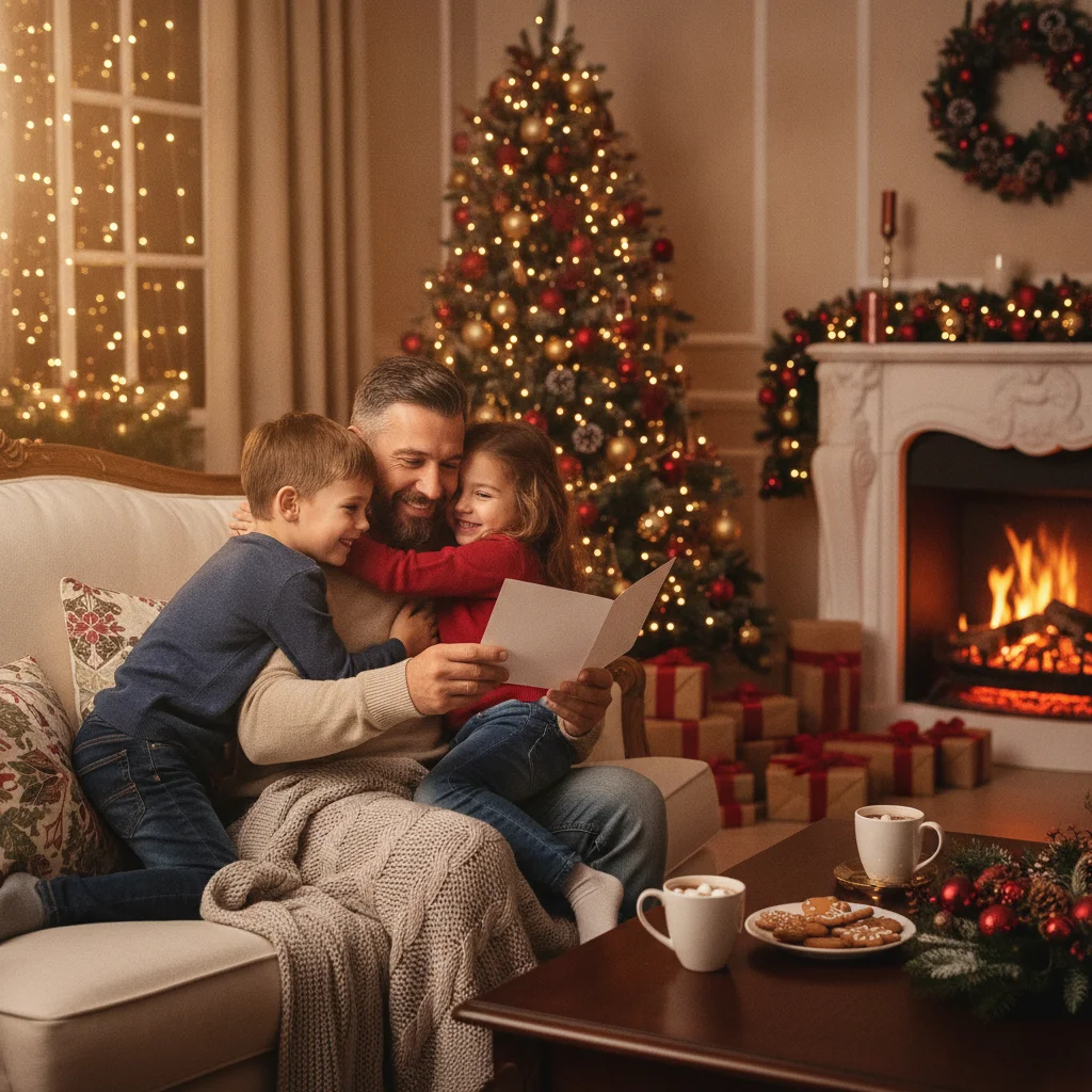 Christmas Card Message for Husband From Kids (messages) — Christmas card message guide visual
