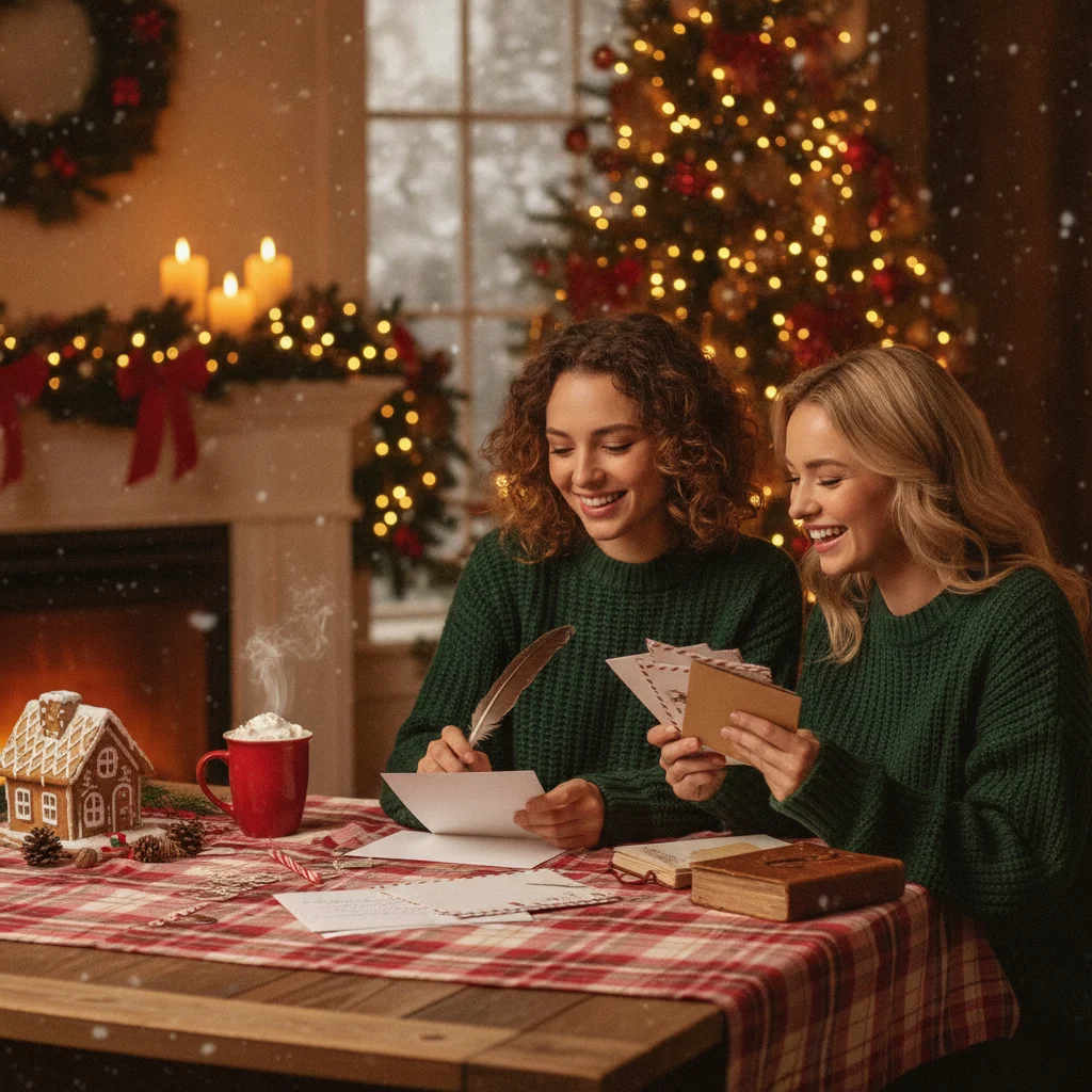 Christmas Card Message for a Pen Pal — christmas card message for pen pal (messages) — Christmas card message guide visual