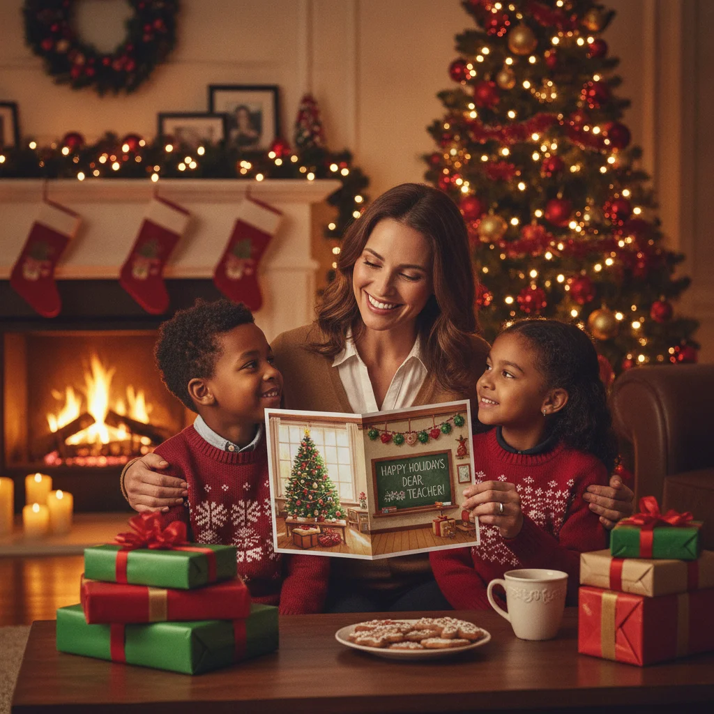 Christmas Card Message for Teacher (messages) — Christmas card message guide visual