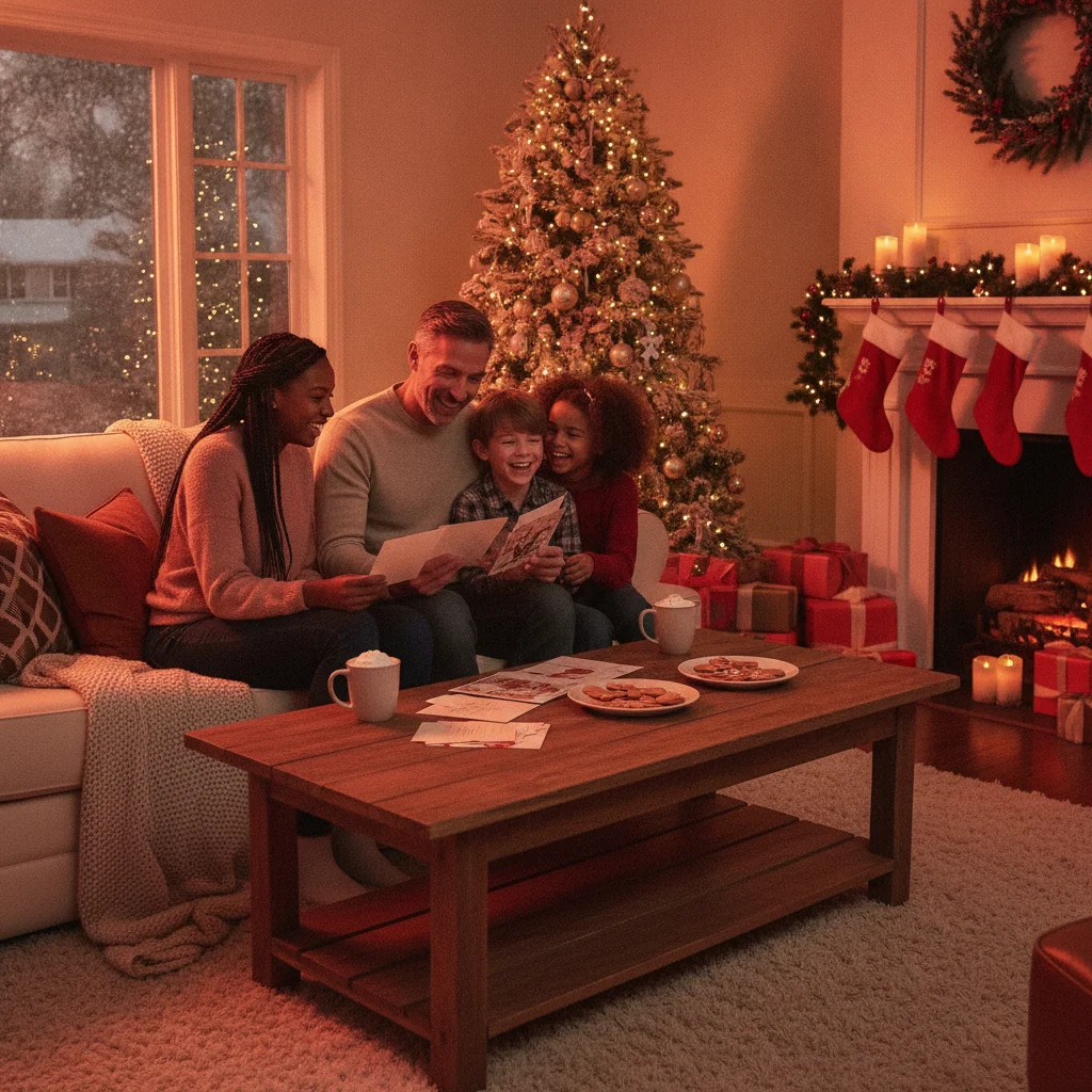 Christmas Card Messages for Blended Families — Christmas card message guide visual