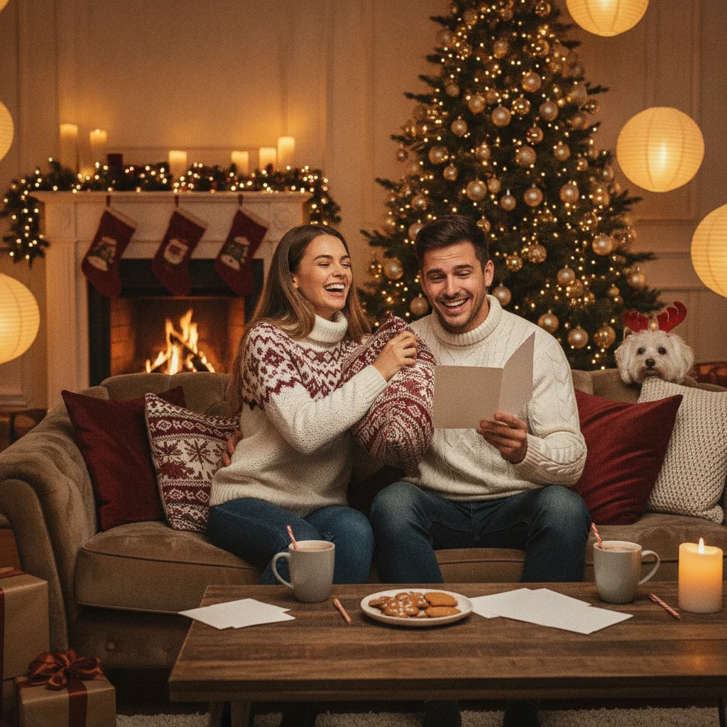 Funny Christmas Card Messages for Your Girlfriend — funny christmas card message for girlfriend — Christmas card message guide visual