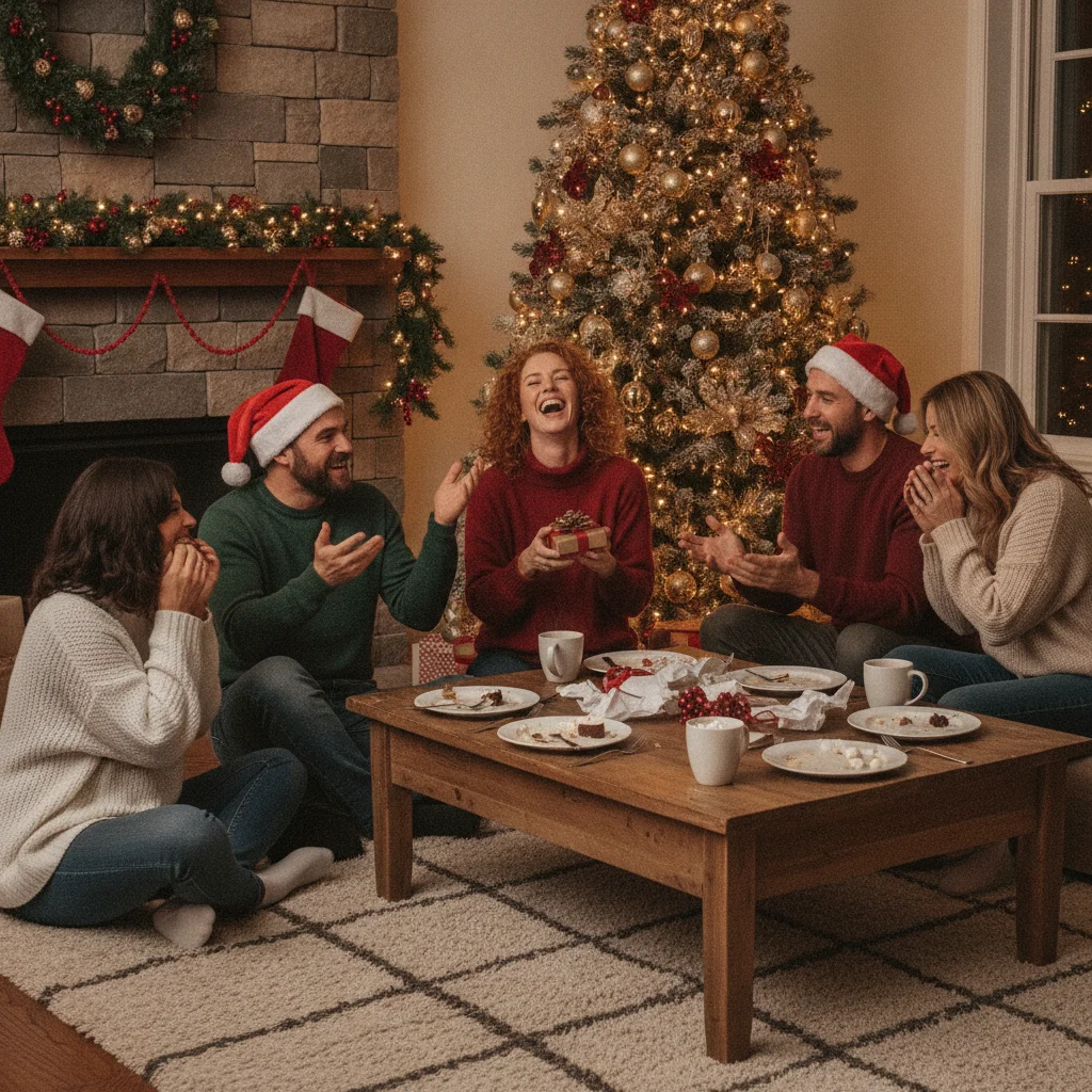 Funny Christmas Card Message for a Host — funny christmas card message for host (messages) — Christmas card message guide visual