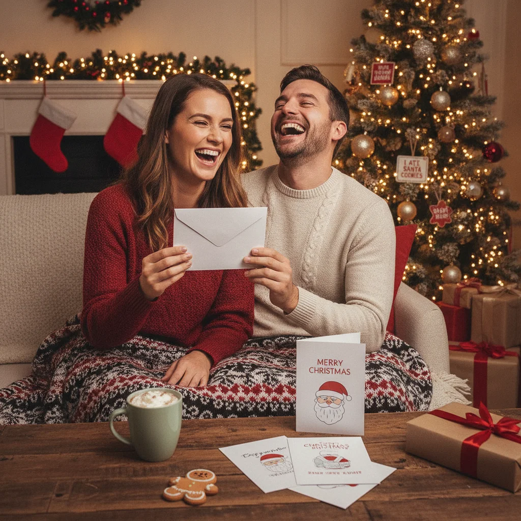 Funny Christmas Card Messages for Your Husband — funny christmas card message for husband — Christmas card message guide visual