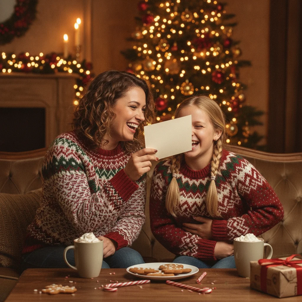 Funny Christmas Card Messages for Your Sister — funny christmas card message for sister — Christmas card message guide visual