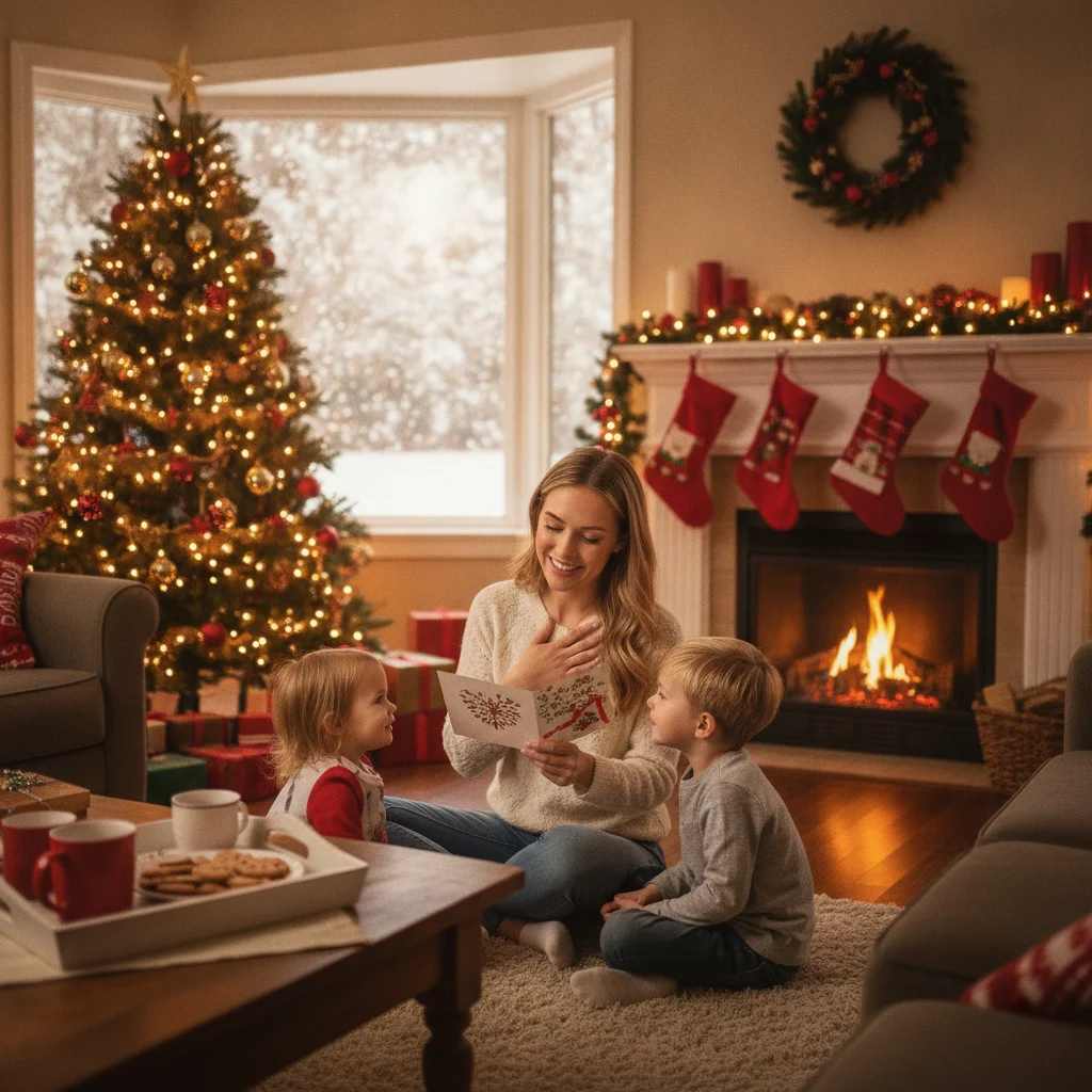 Heartfelt Christmas Card Message for a Babysitter — heartfelt christmas card message for babysitter (messages) — Christmas card message guide visual