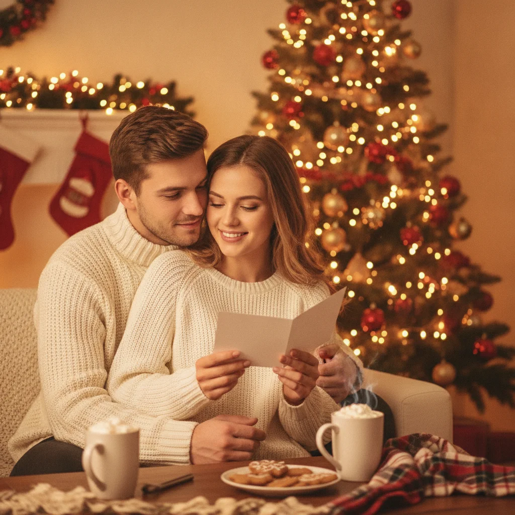Heartfelt Christmas Card Message for Girlfriend (messages) — Christmas card message guide visual