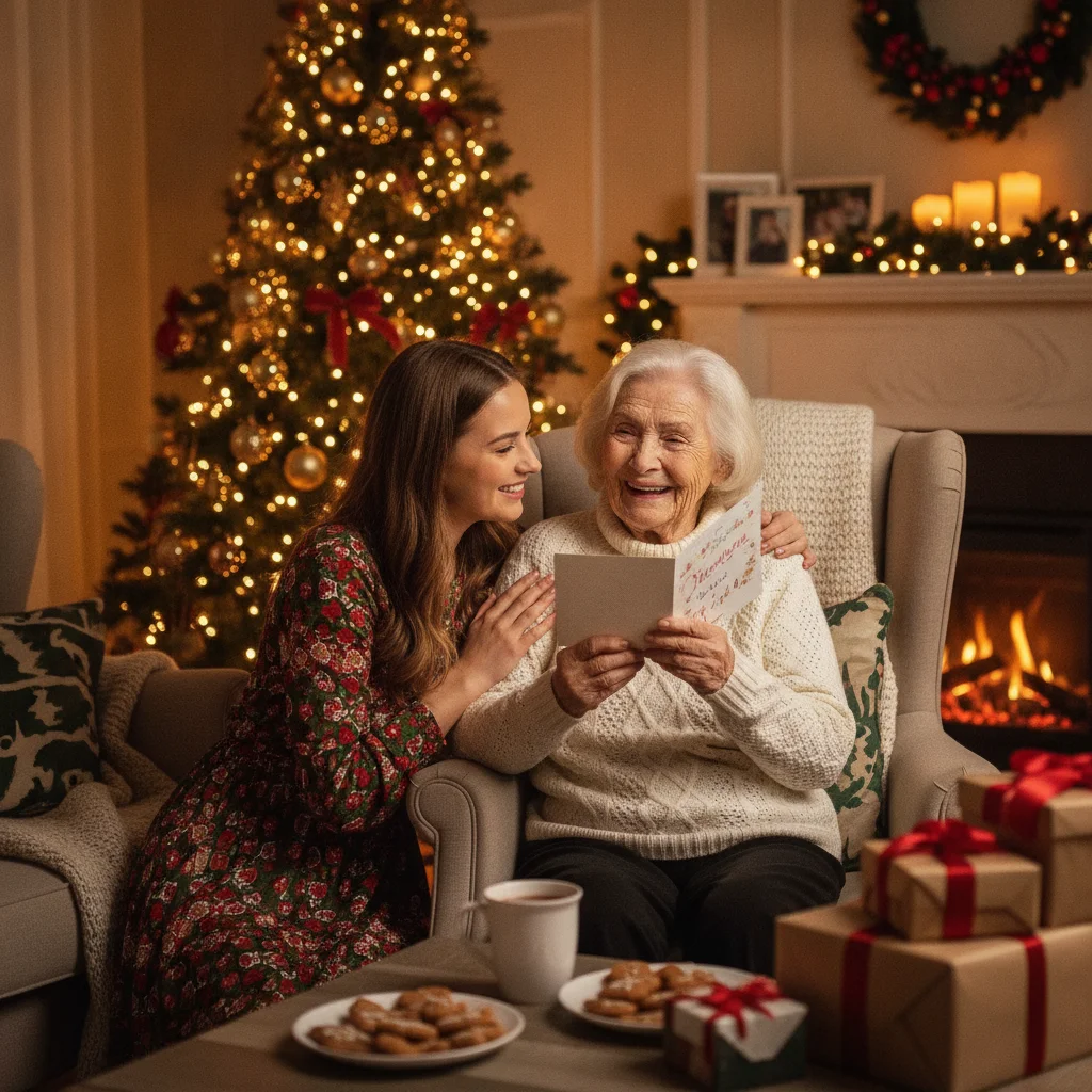 Heartfelt Christmas Card Message for Grandma (messages) — Christmas card message guide visual