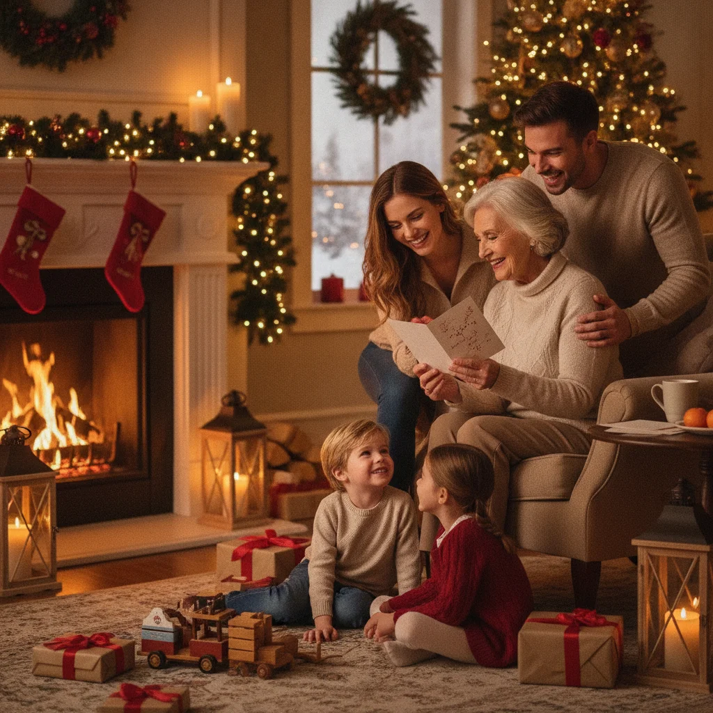 Professional Christmas Card Message for Grandma (messages) — Christmas card message guide visual