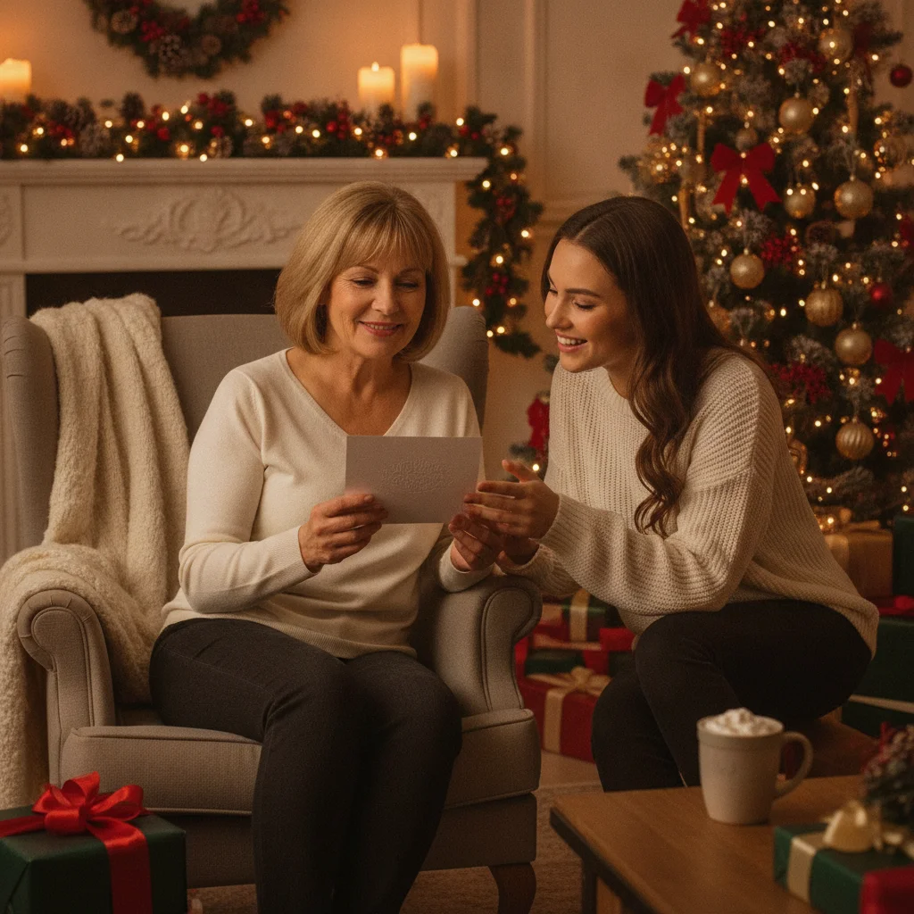Professional Christmas Card Message for Mom (messages) — Christmas card message guide visual