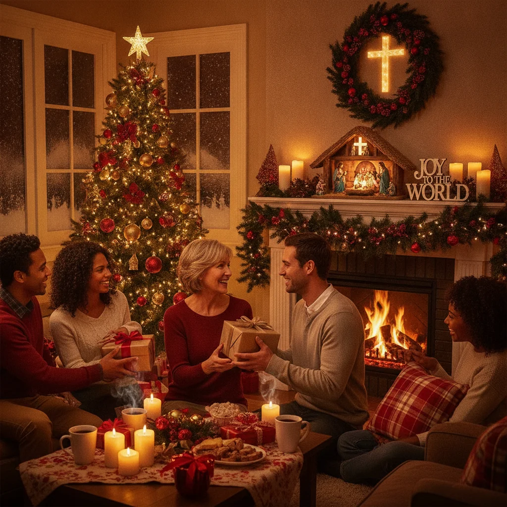 Religious Christmas Card Message for a Host — religious christmas card message for host (messages) — Christmas card message guide visual