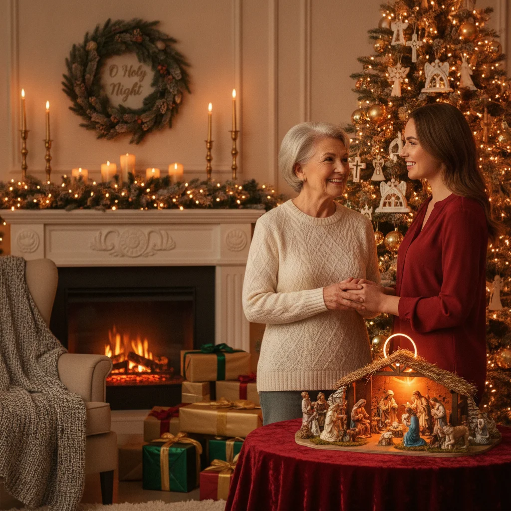 Religious Christmas Card Message for Mom (messages) — Christmas card message guide visual