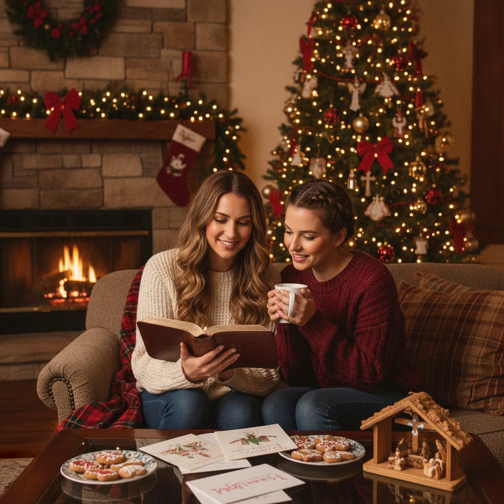 Religious Christmas Card Messages for a Sister — religious christmas card message for sister — Christmas card message guide visual