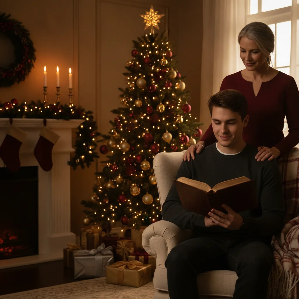 Religious Christmas Card Message for a Son — religious christmas card message for son (messages) — Christmas card message guide visual